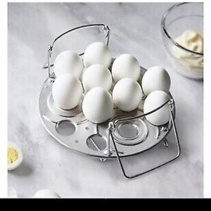 New Pampered Chef Quick Cooker Stackable Steaming Rack Set #100089